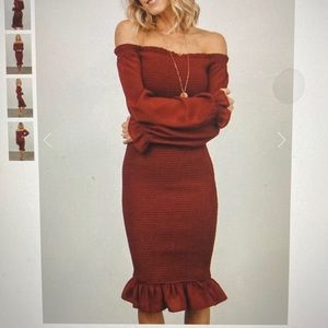 Esther Smocked Midi Dress
